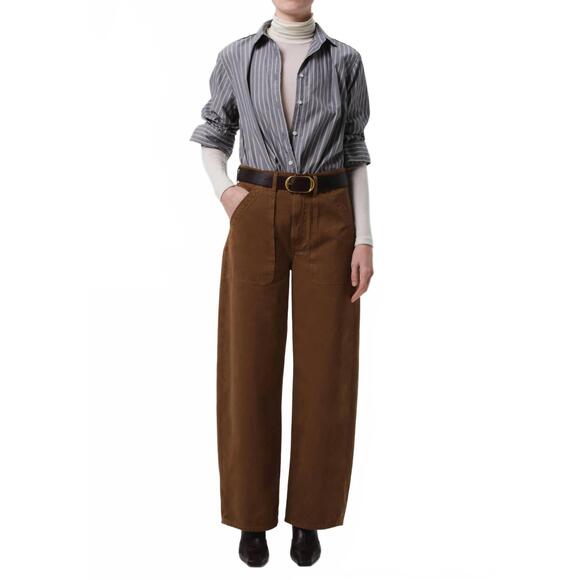 NEW CITIZENS OF HUMANITY women's ayla cargo pants in bronze